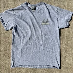 Vintage Cranky Old Guys Rule Bike Gray L Shirt Y2K